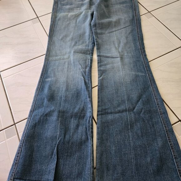 NWT 7 For All Mankind A Pocket Swarovski Crystal Bootcut Jeans 30 - Picture 3 of 5